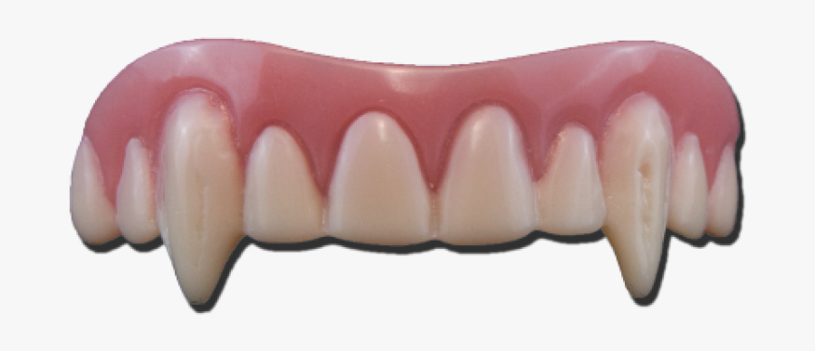 Vampire Dentures Fang Costume Veneer, Transparent Clipart