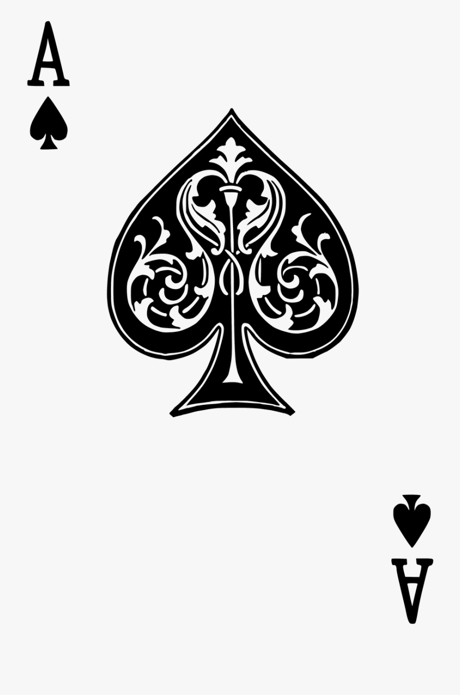 Ace Of Spades Png , Free Transparent Clipart ClipartKey