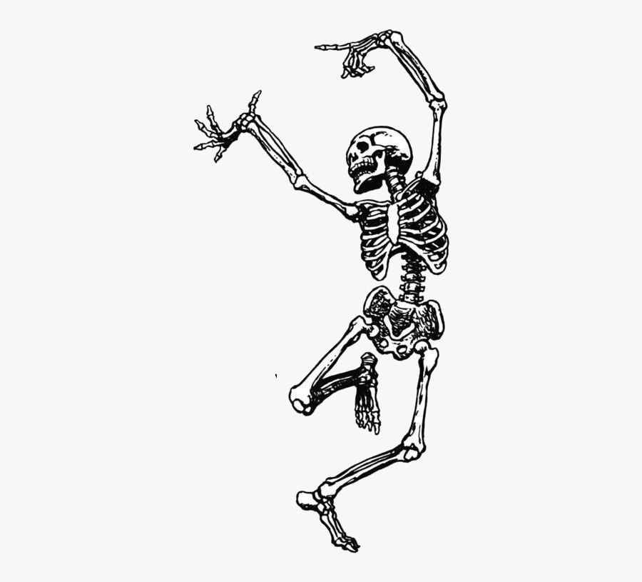 #dance #dancing #skeleton #happy #funny #havefun #aesthetic - Dancing Skeleton Transparent Background, Transparent Clipart