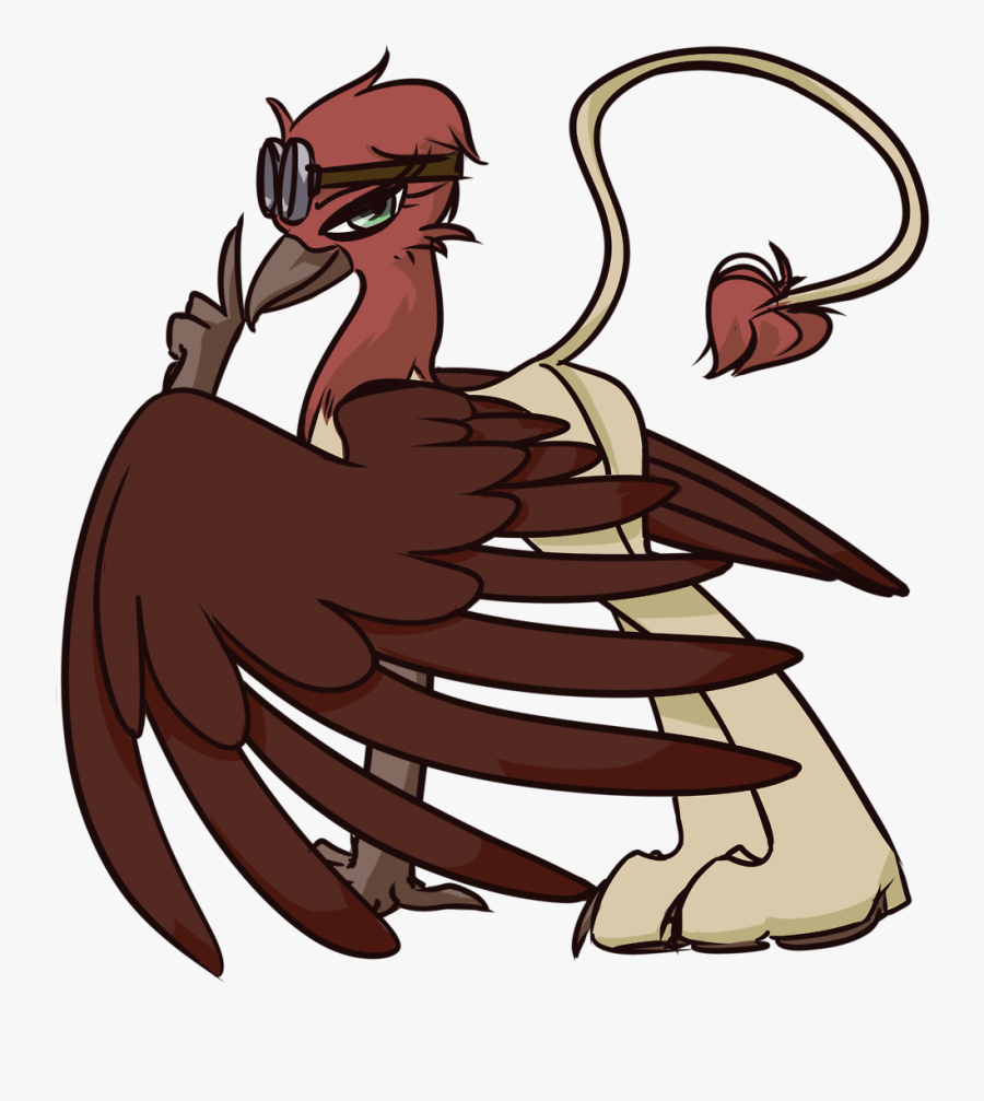 Inlucidreverie, Bedroom Eyes, Fallout Equestria, Griffon, - Cartoon, Transparent Clipart