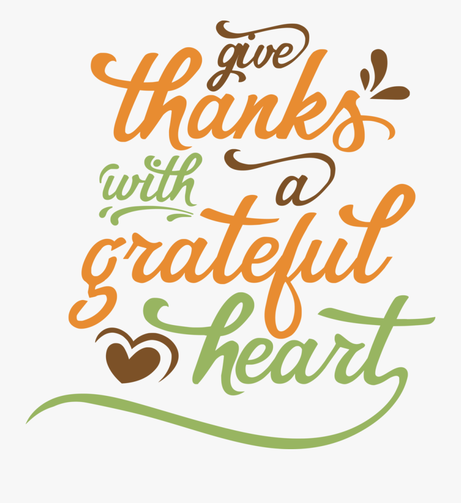 Give Thanks With A Grateful Heart - Give Thanks With A Grateful Heart Logo, Transparent Clipart