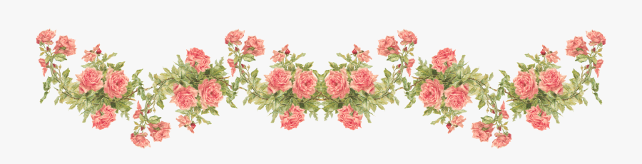 Png Flower Background Hd - Transparent Background Rose Border, Transparent Clipart