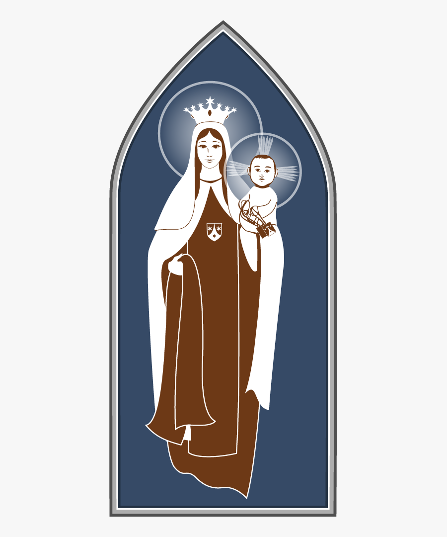 Captions Link To The Original Posts - Our Lady Of Mt Carmel Icon, Transparent Clipart