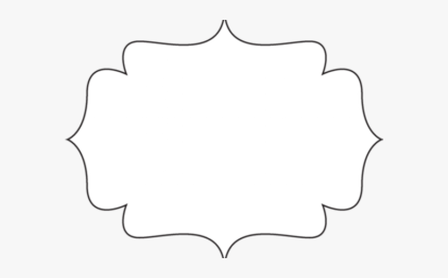 Vector Frame Clipart Bracket - Labels Clipart Black And White, Transparent Clipart