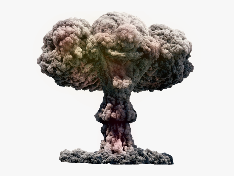 Mushroom Cloud No Background, Transparent Clipart