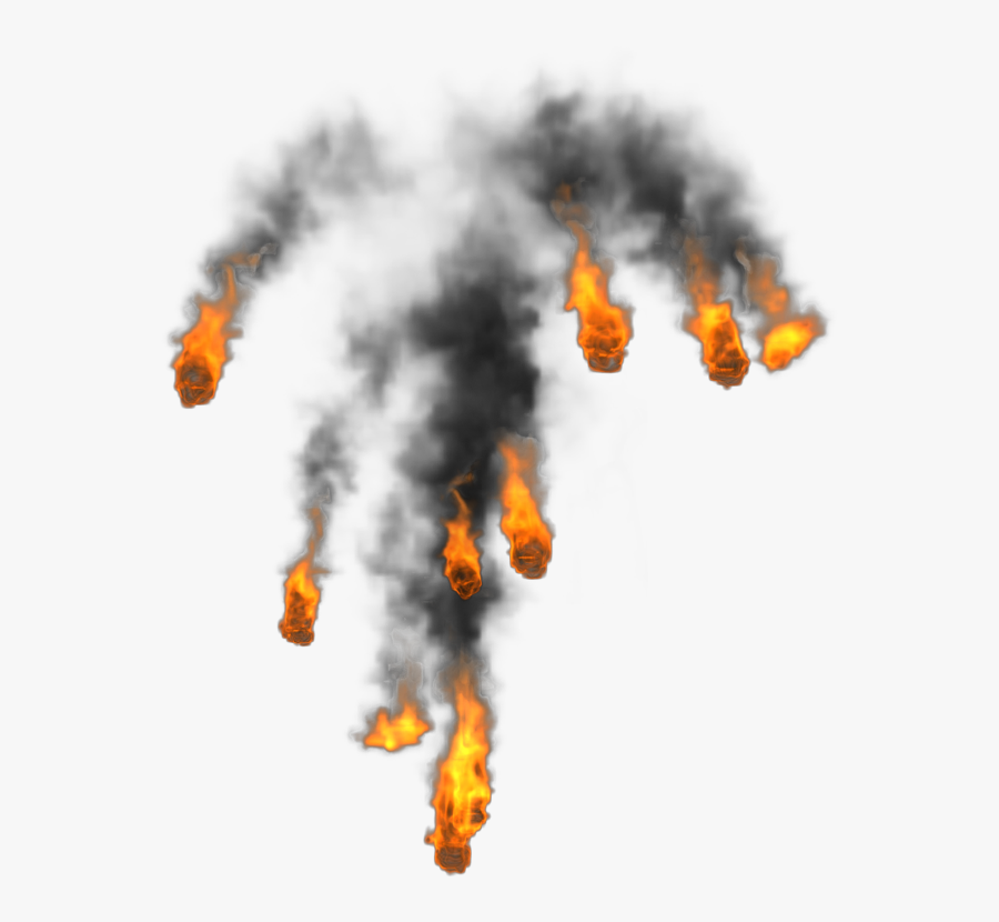 Transparent Explosion Animation Png - Fire With Smoke Png, Transparent Clipart