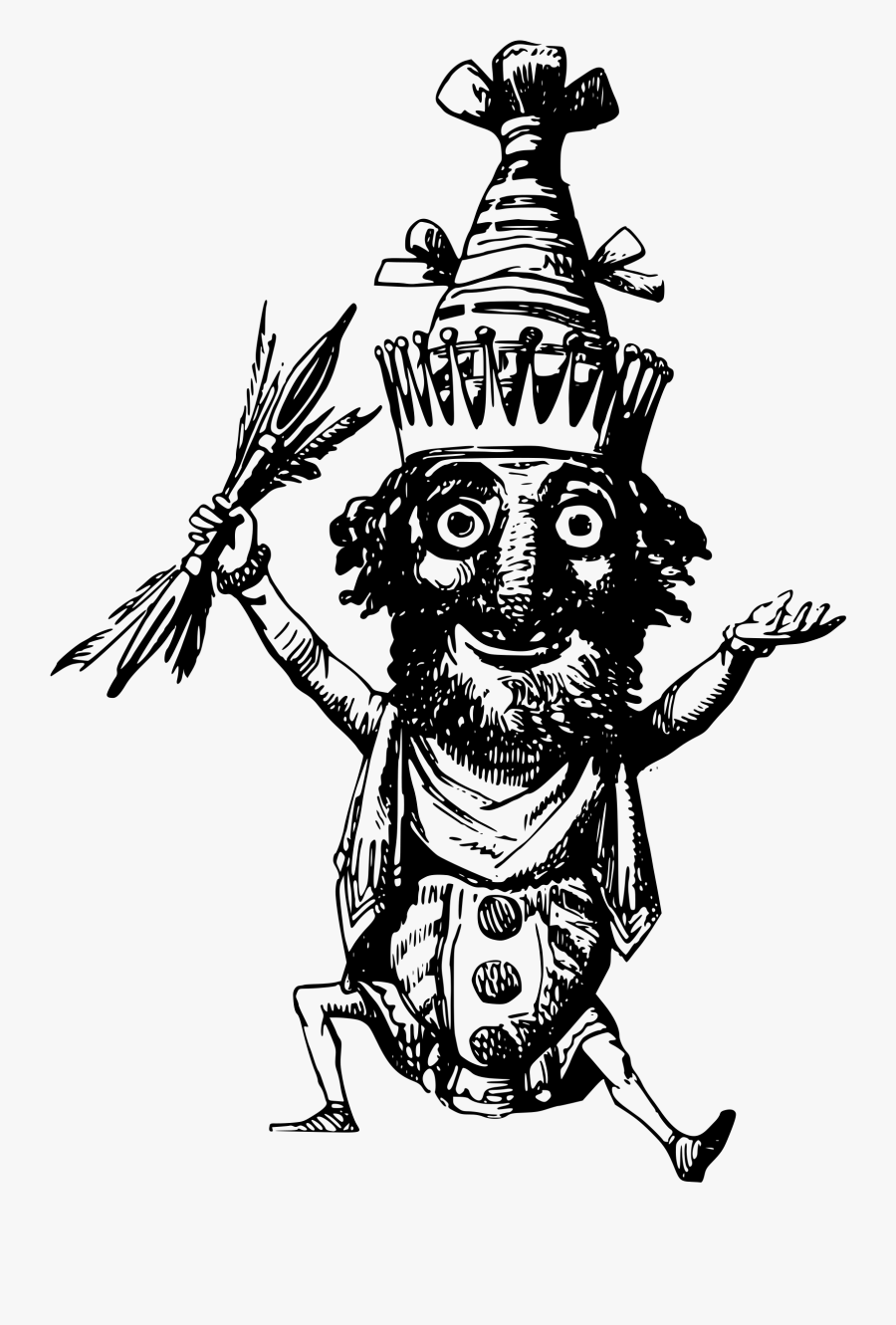 Crazy King Clip Arts - Crazy King, Transparent Clipart