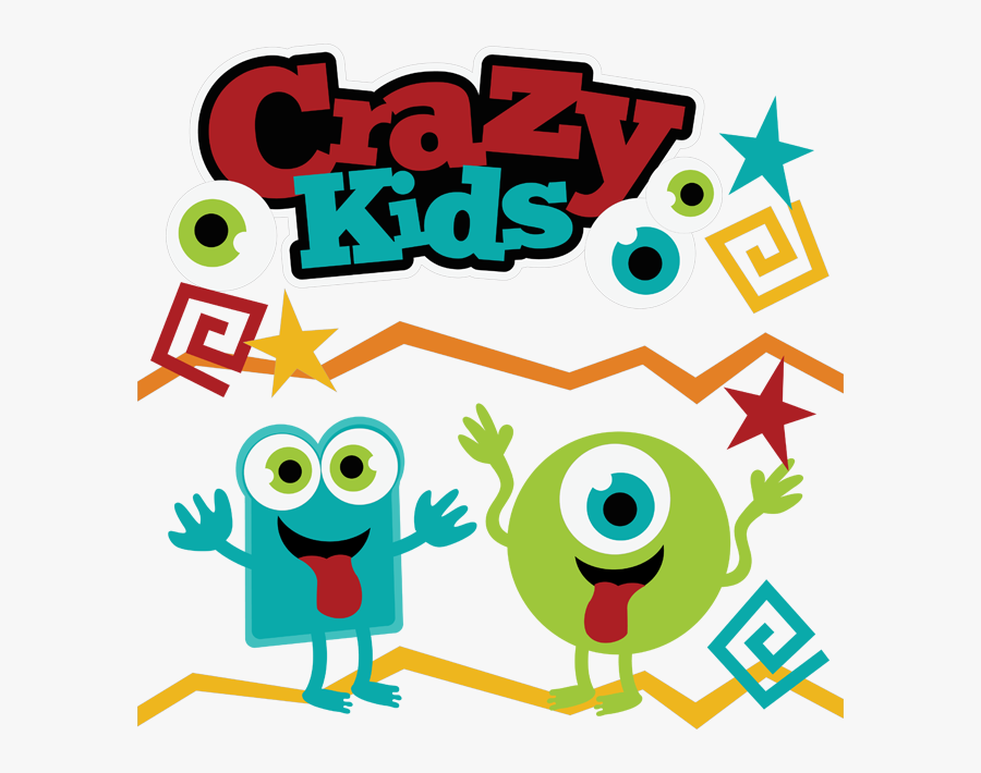 Clip Art Crazy Kid Clipart - Crazy Kids Logo, Transparent Clipart