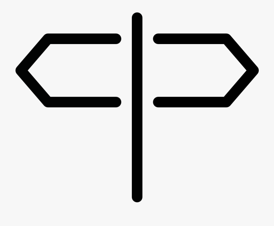 Signpost Left Right Signpost Left Right Signpost Left, Transparent Clipart