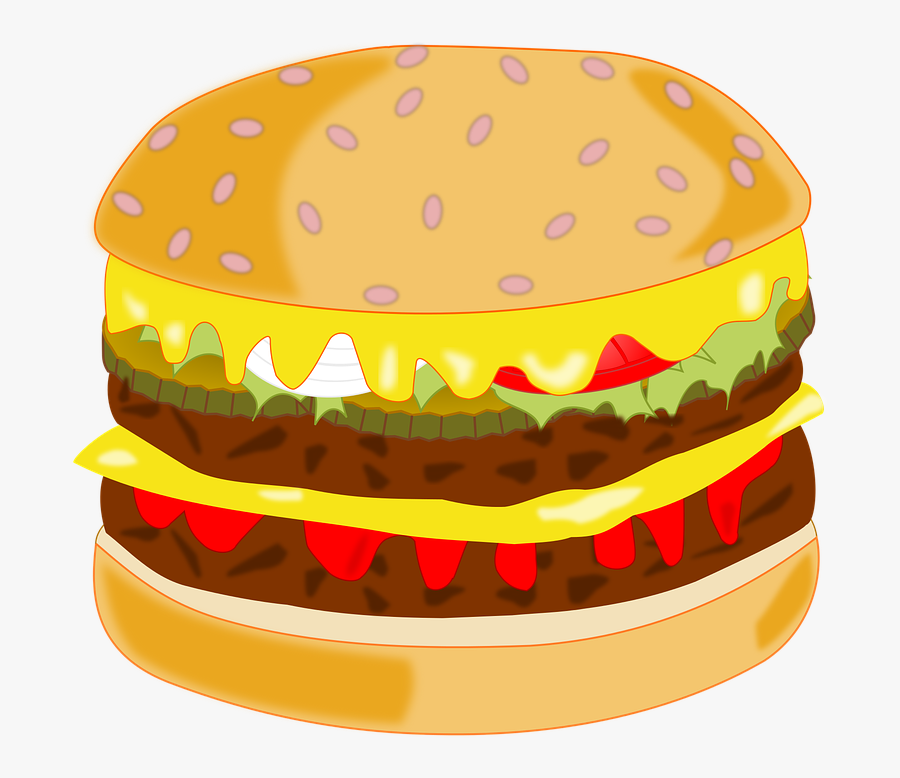 Cuisine,hamburger,food - Vetor Lanche Png, Transparent Clipart