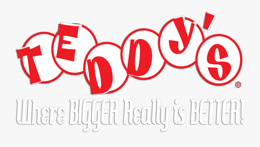 Teddy's Bigger Burgers Logo, Transparent Clipart