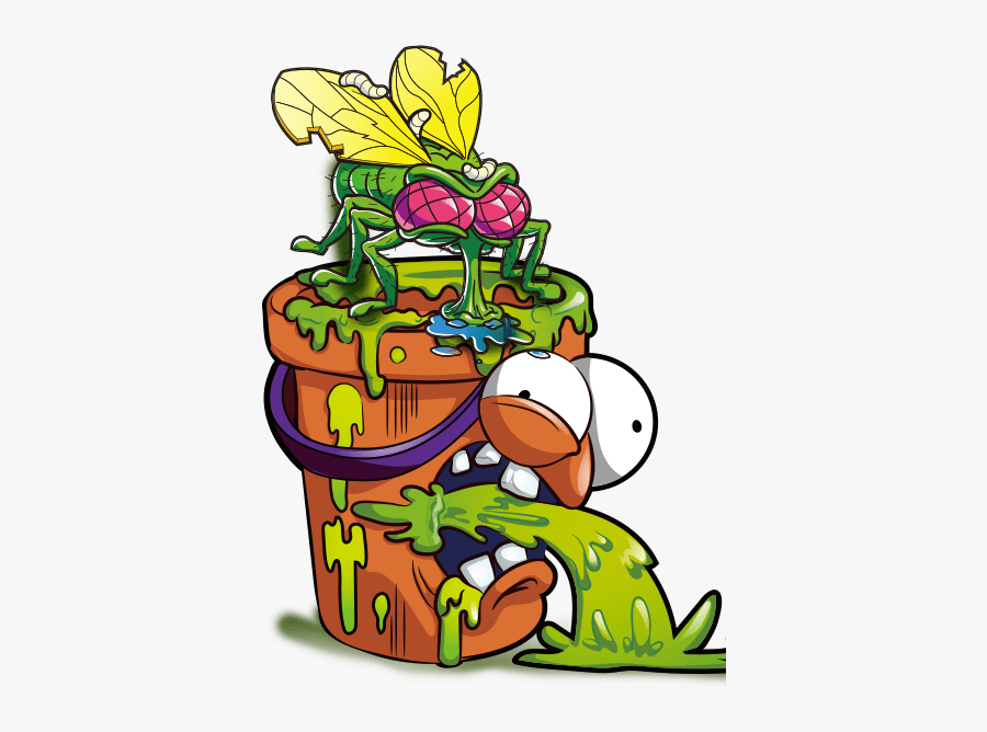 Vomiting Bucket Smashers - Cartoon, Transparent Clipart