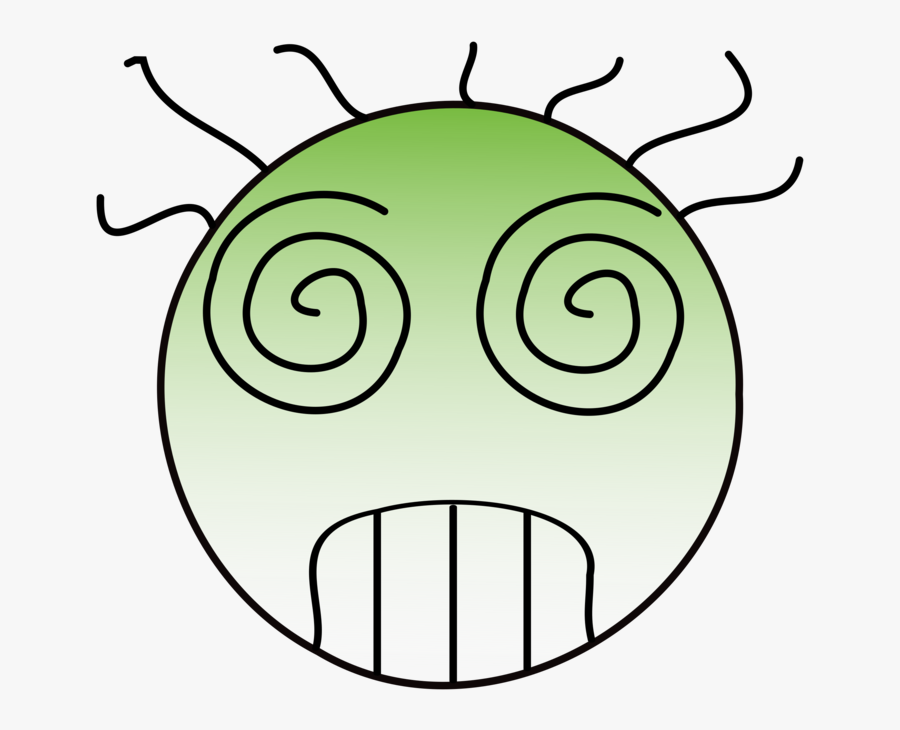 Line Art,head,leaf - Sickness Cartoon, Transparent Clipart