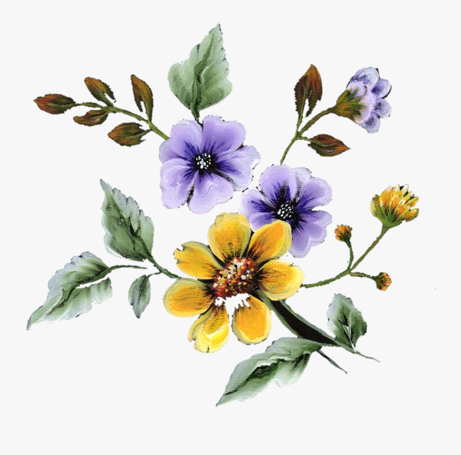 #flower #painting #art #drowning #frame - Drowning In A Flower, Transparent Clipart