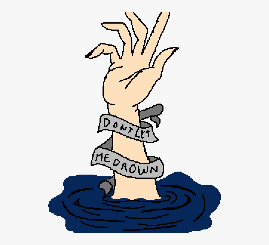 Transparent Drowning Png, Transparent Clipart