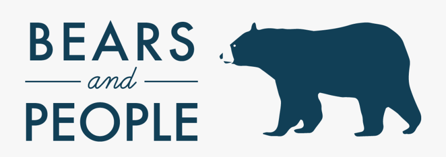 Bears & People Project - American Black Bear, Transparent Clipart