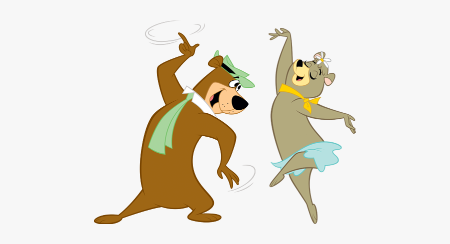 Yogi And Cindy Bear - Animated School Out For Summer, Transparent Clipart