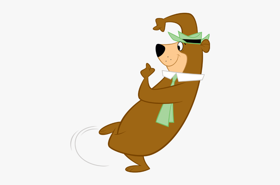 Yogi Bear, Tipping Hat - Cartoon, Transparent Clipart