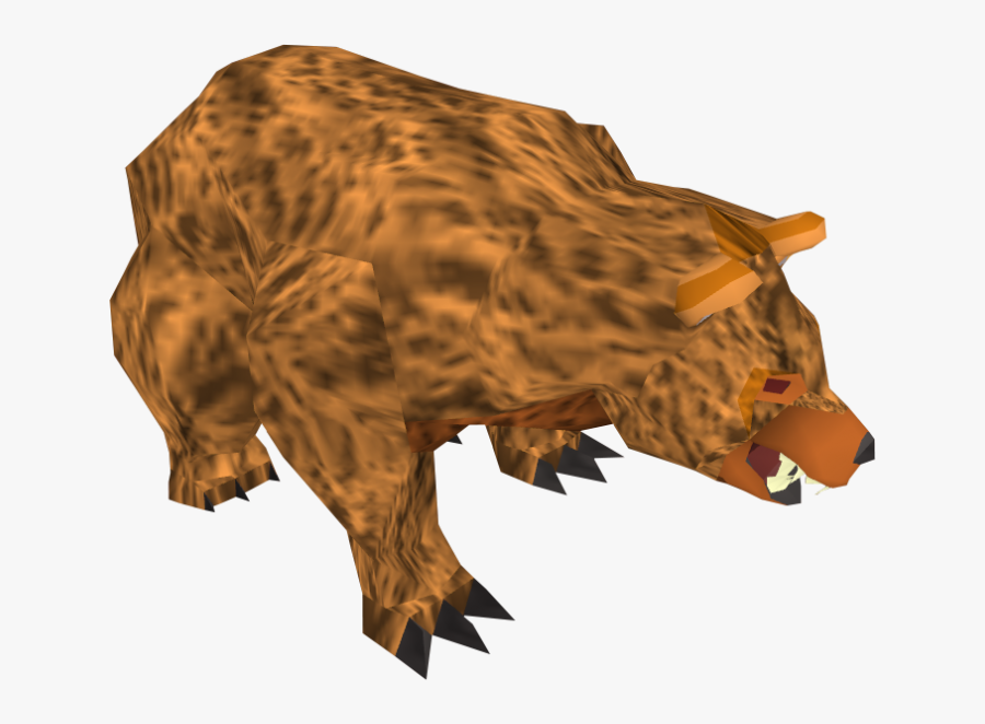 Transparent Angry Bear Clipart - Runescape Bear 2006, Transparent Clipart