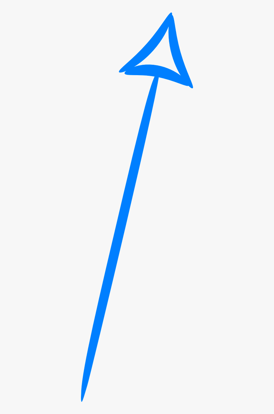 Arrow Up Blue Free Picture, Transparent Clipart