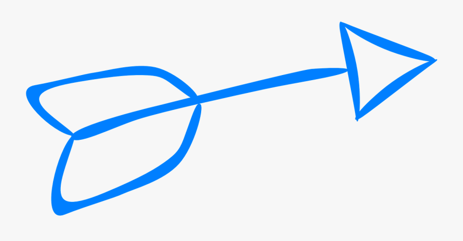 Arrow Right Blue Free Picture - 화살 Png, Transparent Clipart