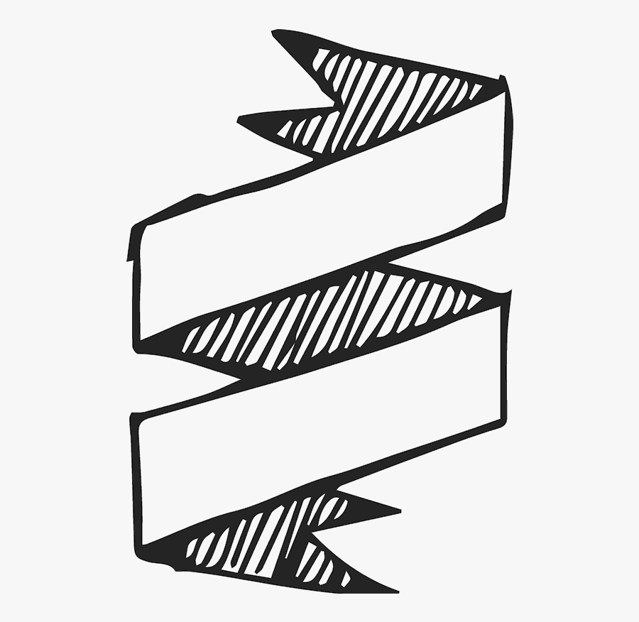 Clip Art Hand Drawn Banner - Hand Drawn Banners Png, Transparent Clipart