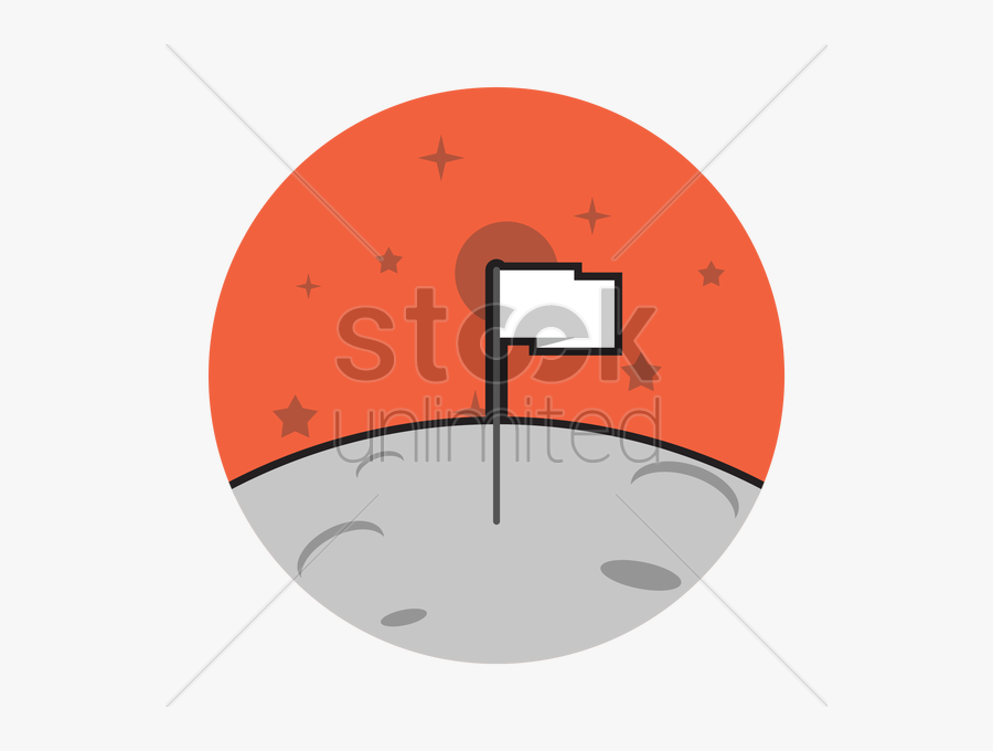 Moon Landing Clipart Apollo 11 Moon Landing Apollo - Circle, Transparent Clipart