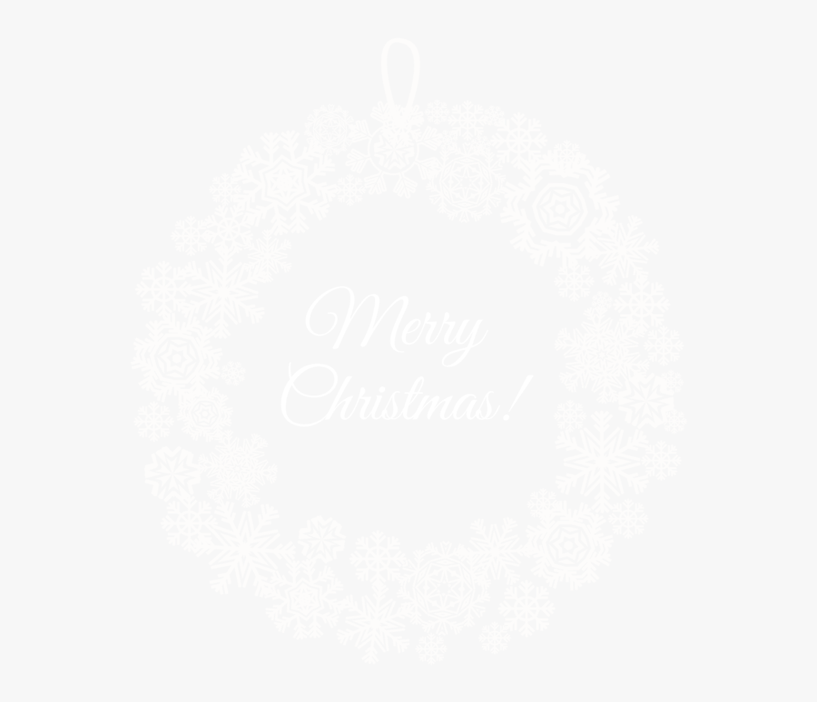 Christmas Pn - White Christmas Wreath Transparent, Transparent Clipart