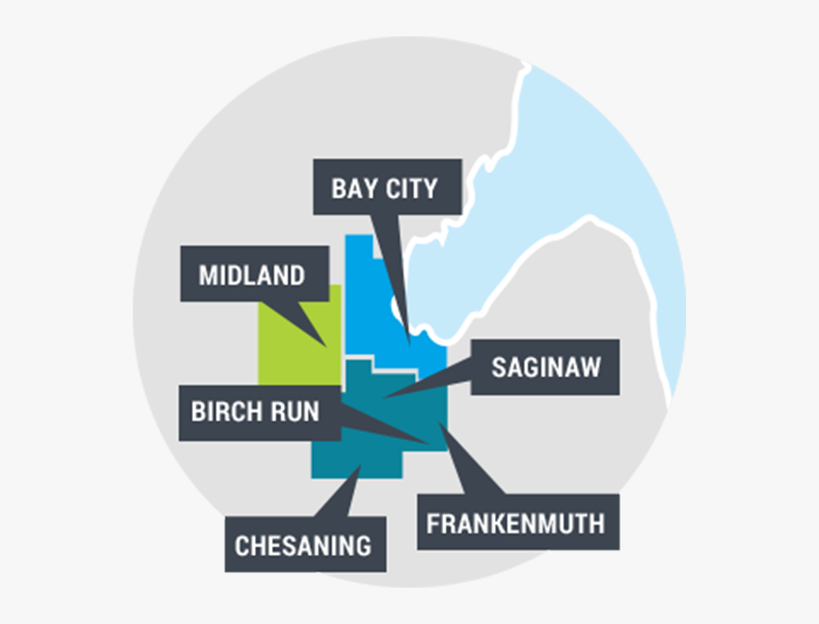 Great Lakes Bay Region - Great Lakes Bay City, Transparent Clipart