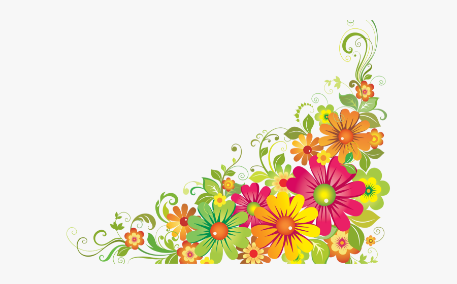 Flower Borders Png Clipart, Transparent Clipart