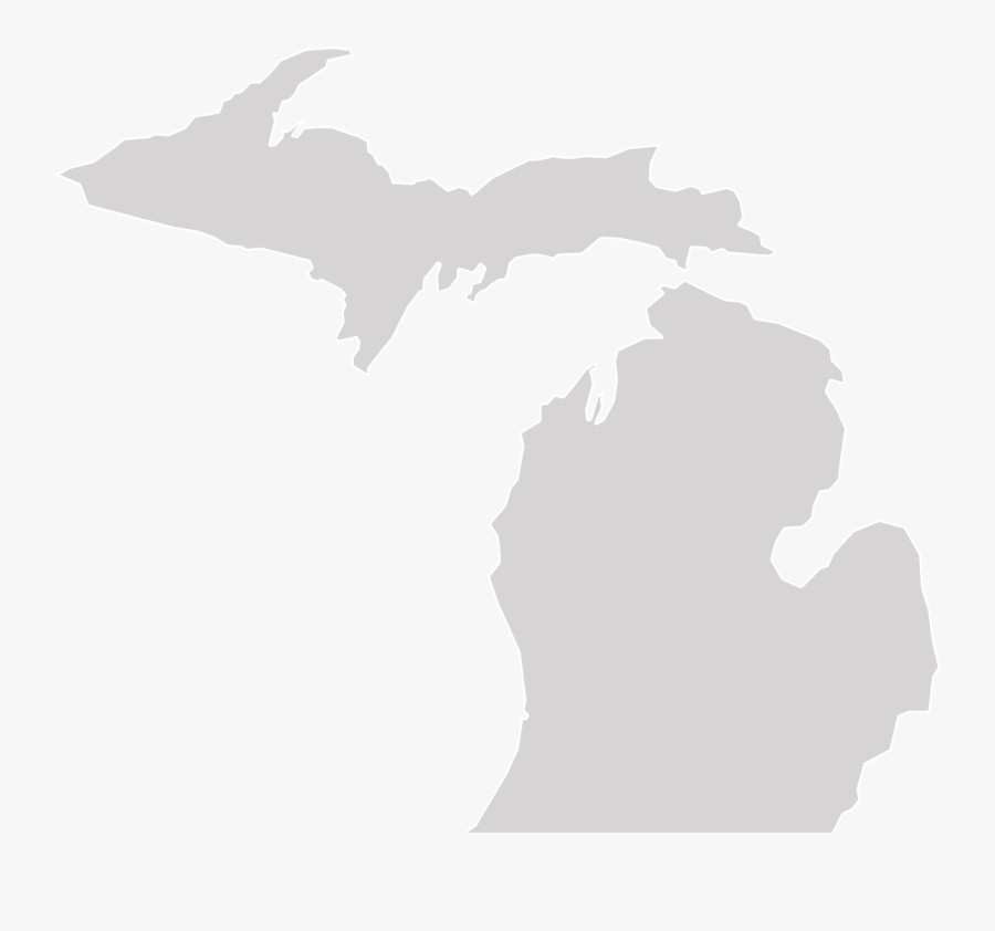Michigan Background - Michigan Mitten And Up, Transparent Clipart