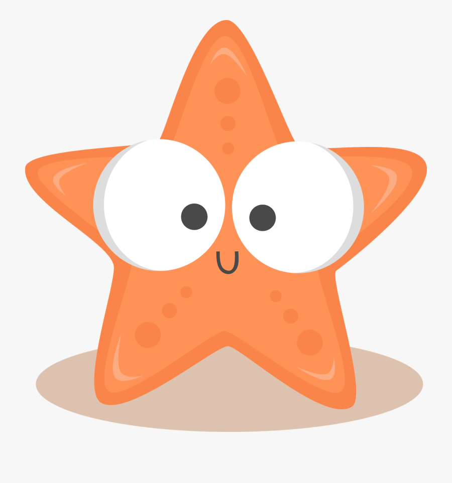 Transparent Starfish Cartoon Png - Cute Starfish Clipart, Transparent Clipart