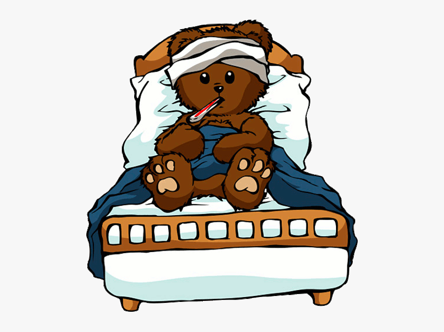 Orsetto Raffreddato Bisognoso Di Coccole What To Pack, - Sick Clip Art, Transparent Clipart