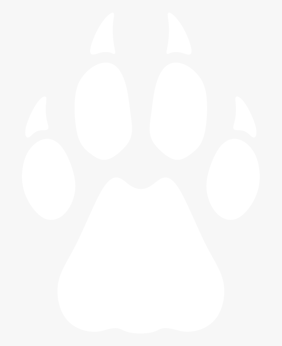 Transparent Free Clipart Dog Paw Print Border - Get Paw Print Silhouette, Transparent Clipart