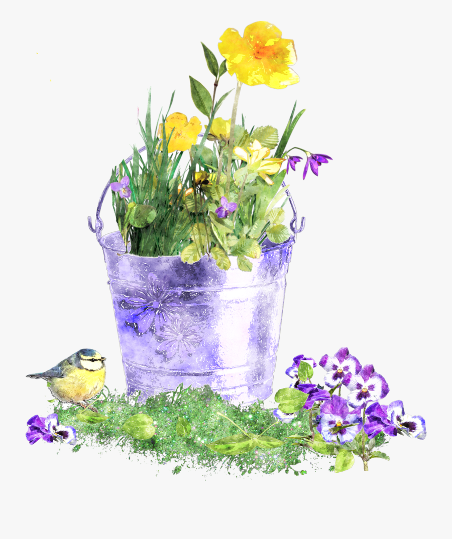 Flowerpot, Transparent Clipart