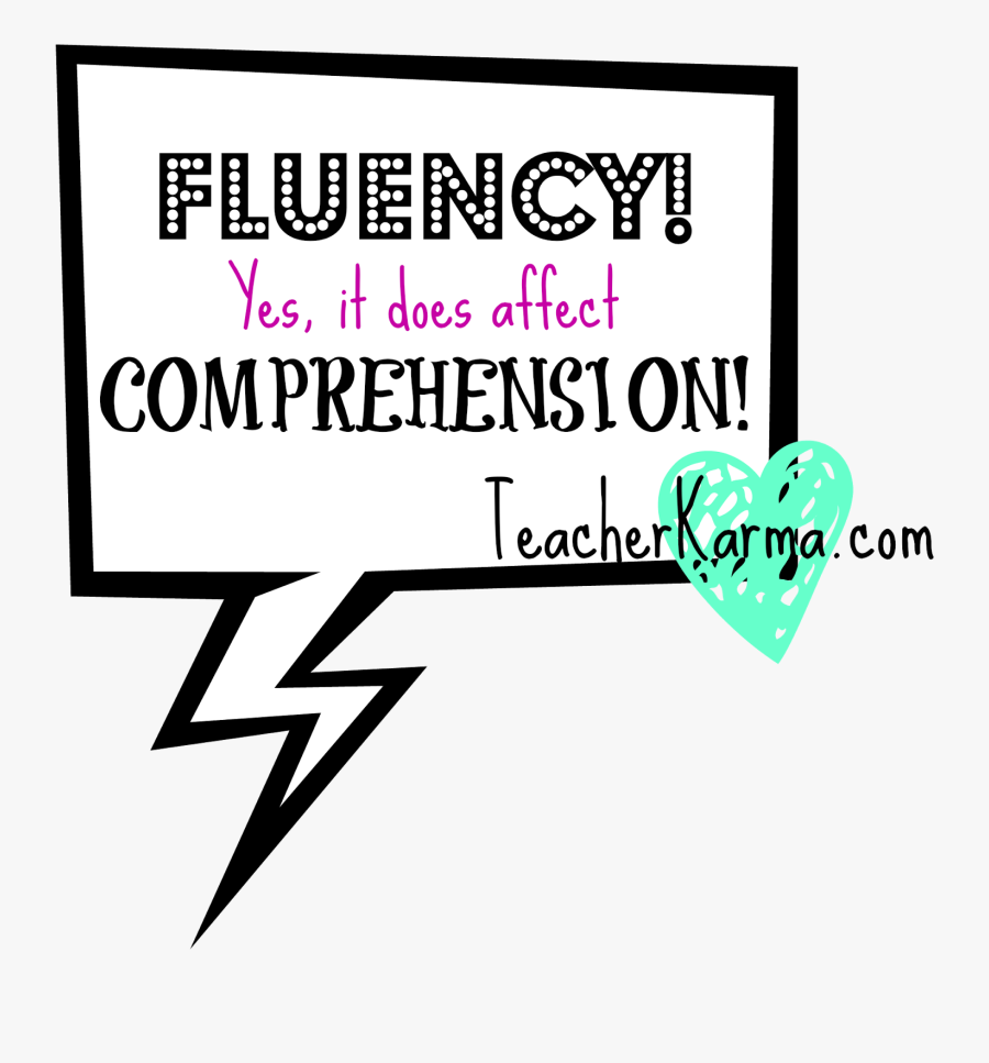 Between Reading Fluency And Reading Comprehension, Transparent Clipart