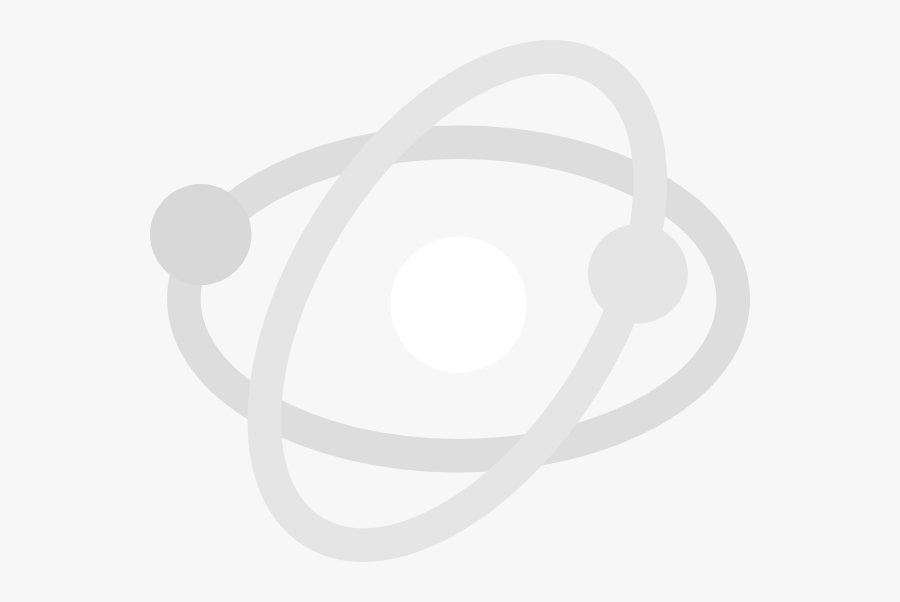 White And Grey Orbits Clip Art - Circle, Transparent Clipart