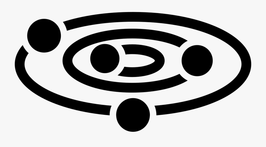 Clip Art Planets Icon - Planet Orbit Icon Png, Transparent Clipart