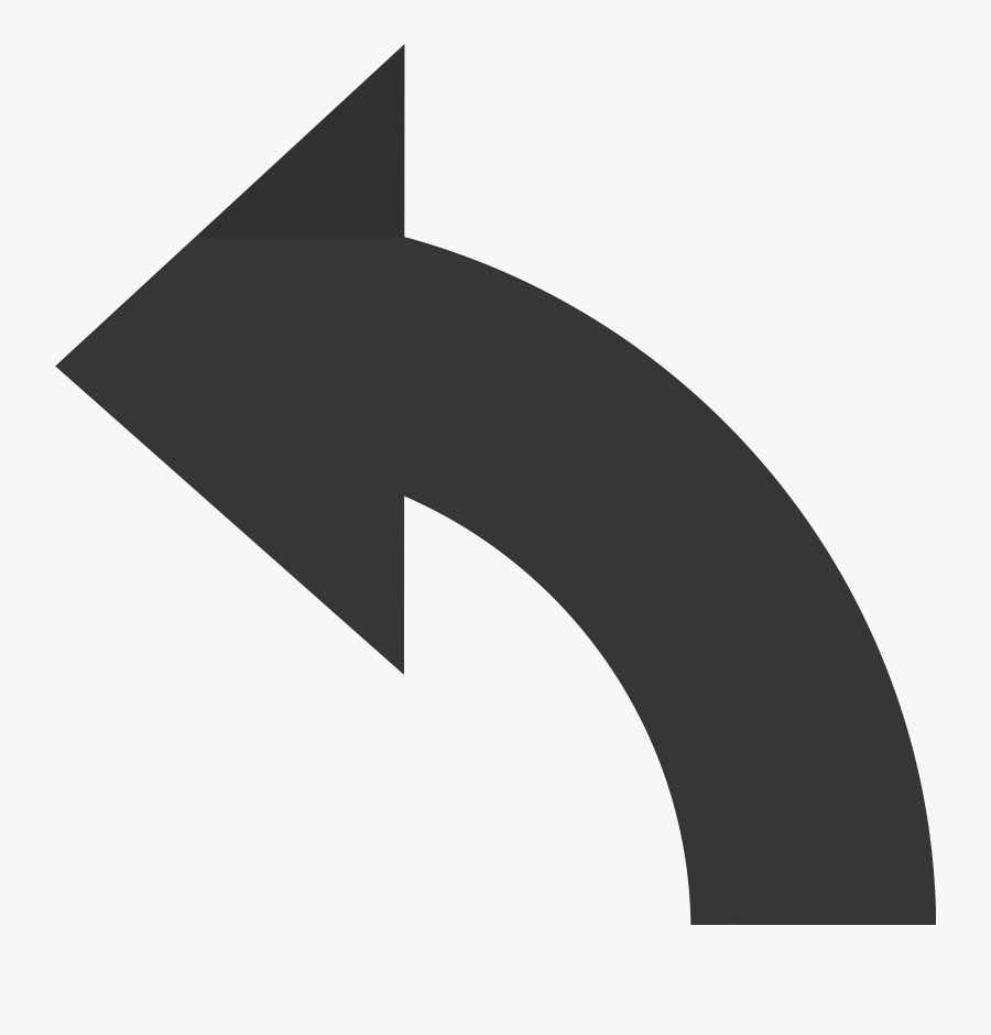 Clipart - Arrow From Bottom To Left, Transparent Clipart