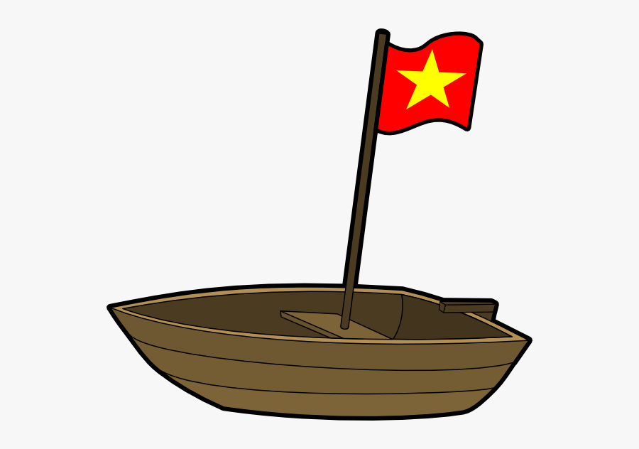 Frog On A Boat, Transparent Clipart