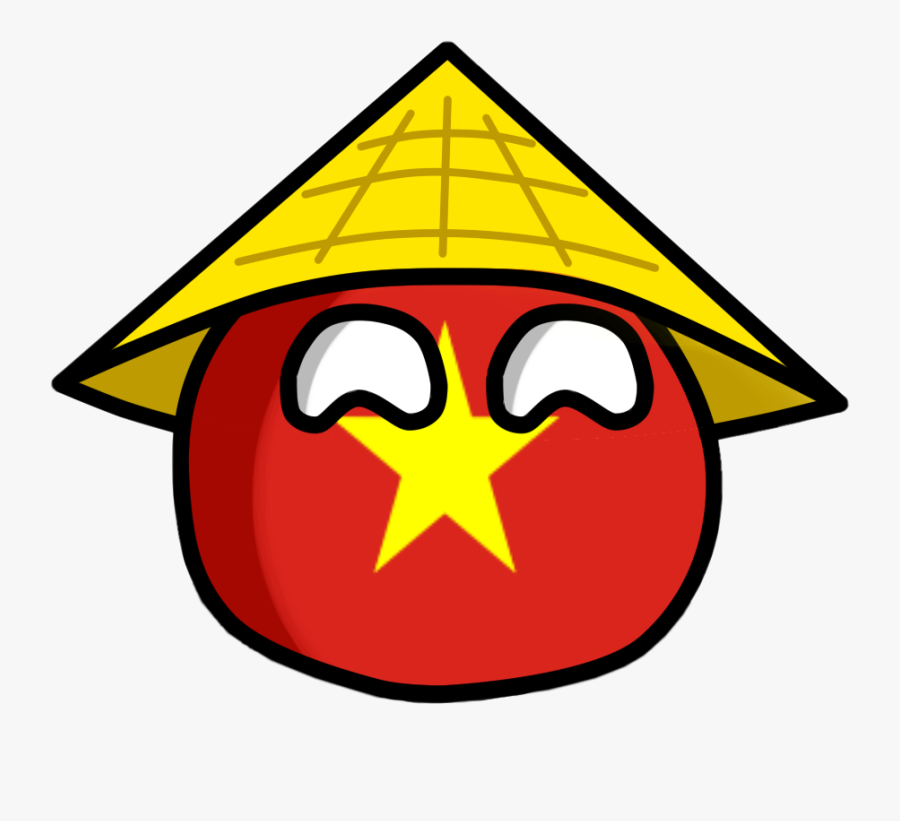#vietnamball #countryballs #vietnam #vietnamese #communism - Draw A Countryball Vietnam, Transparent Clipart