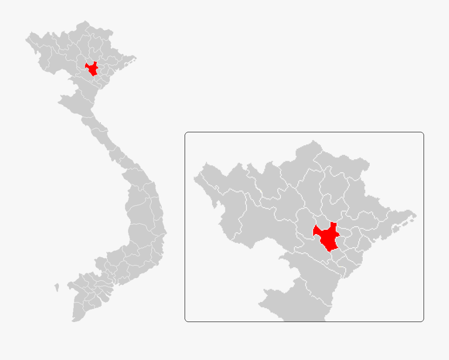 Hanoi In Vietnam Map, Transparent Clipart