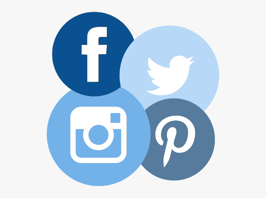 Circle Social Media Icon, Transparent Clipart