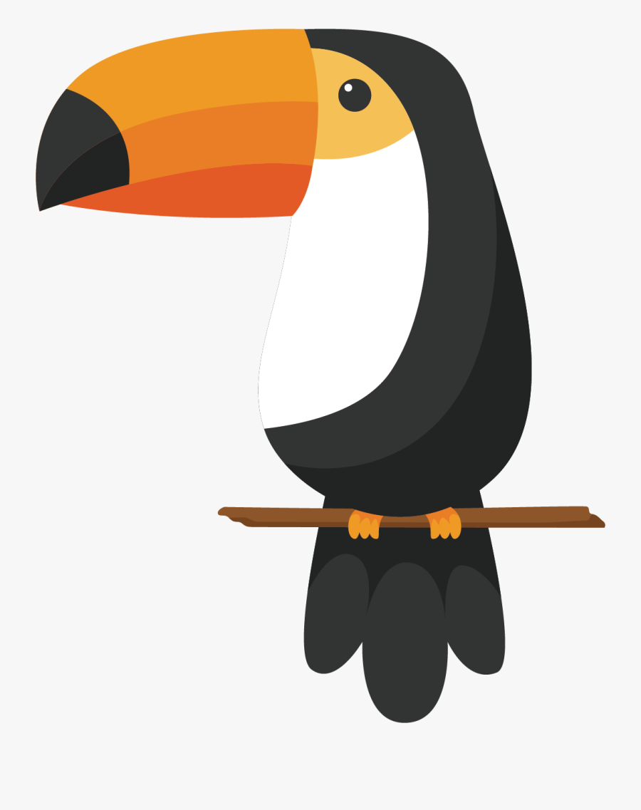 Clip Art Bird Toco Toucan Drawing - Toucan Clipart, Transparent Clipart