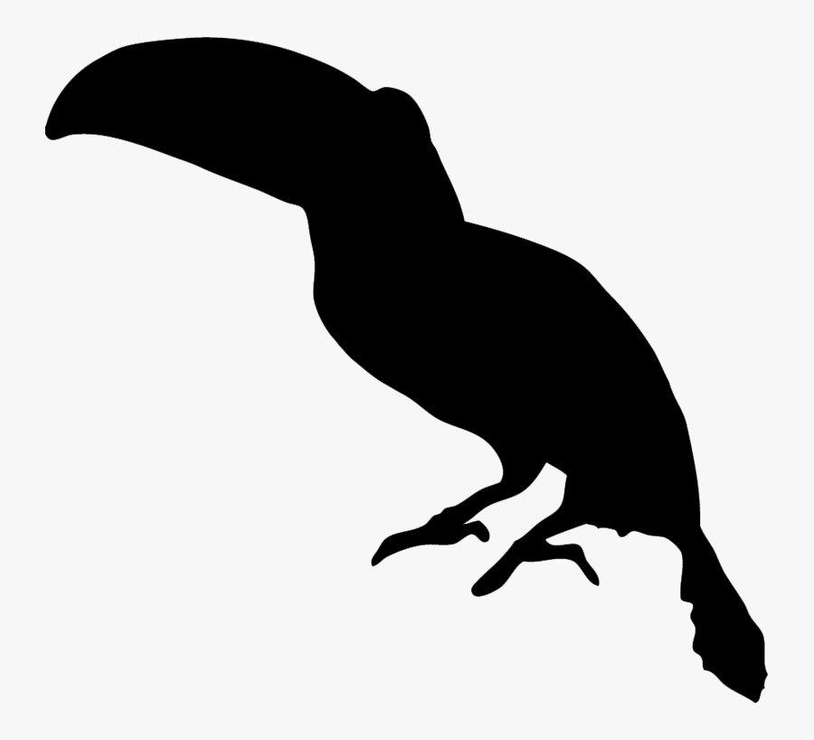 Publicat De Eu Ciresica La - Toucan Silhouette Png, Transparent Clipart