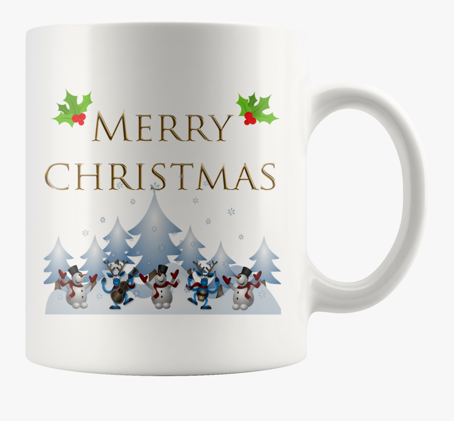 Clip Art Merry Christmas Coffee - Seasons Greetings Blue Clip Art, Transparent Clipart