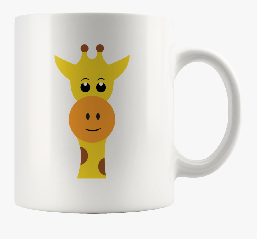 Cute Giraffe Mug - Mug, Transparent Clipart