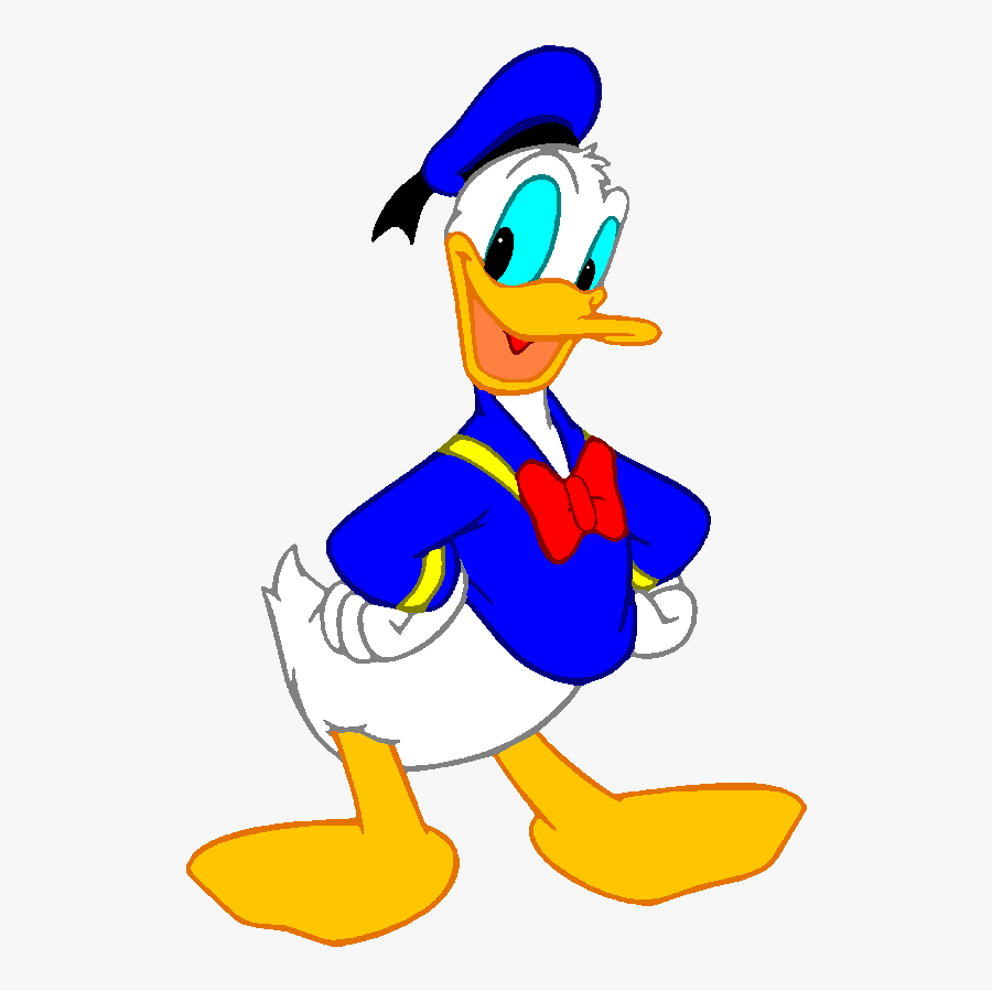 Cartoon Characters Donald Duck, Transparent Clipart