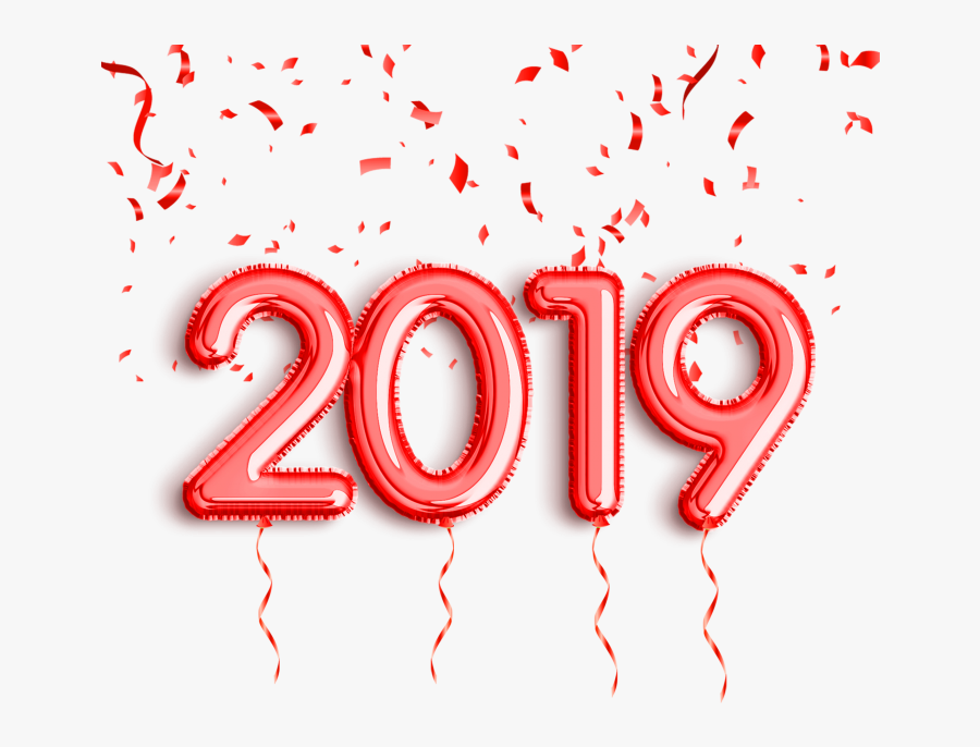 2019 Celebration Red Balloon Png Image Free Download - Illustration, Transparent Clipart