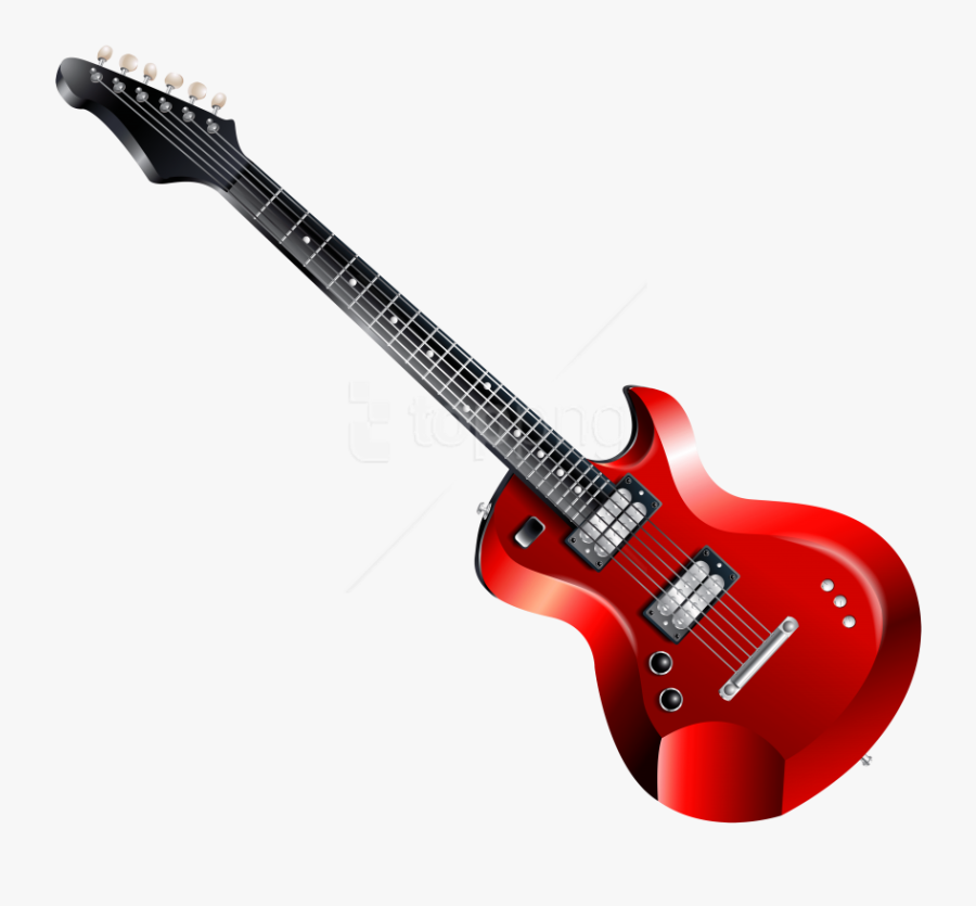 Free Png Download Red Electric Guitar Clipart Png Photo - Guitar Png Hd Download, Transparent Clipart